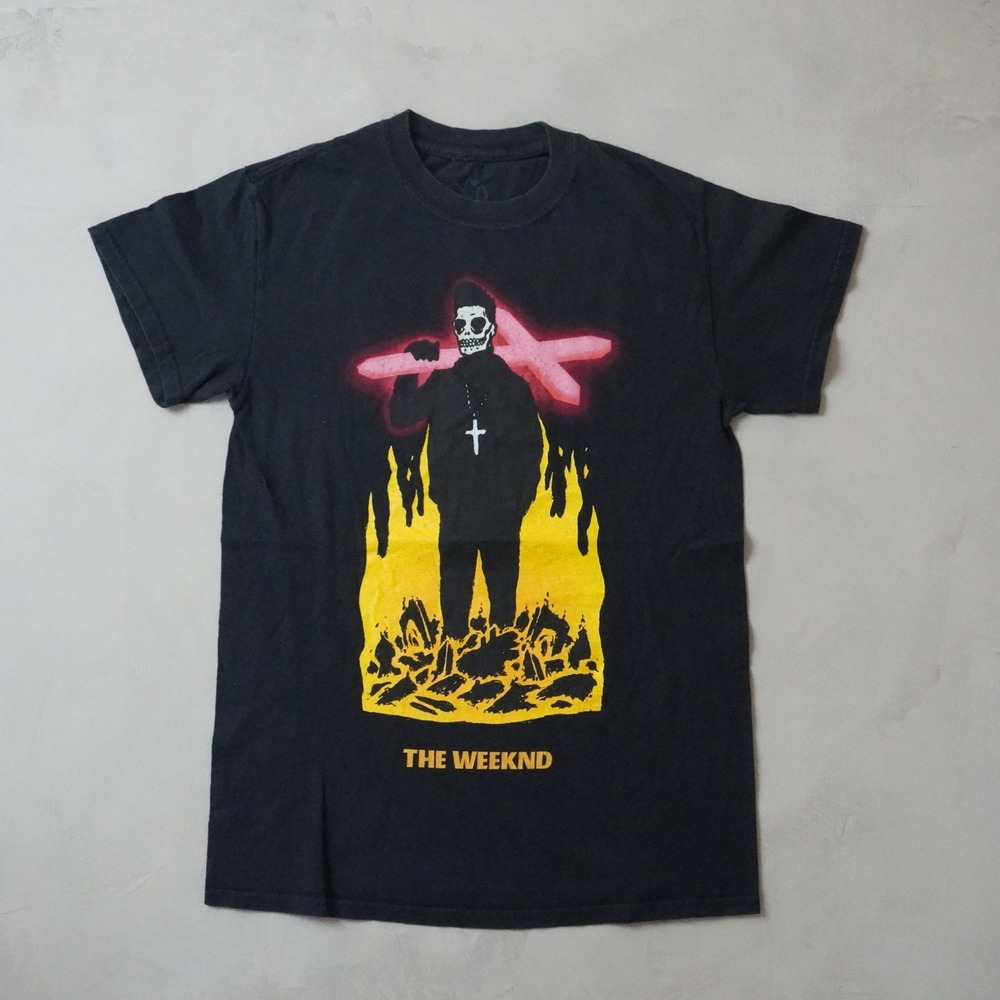 The Weeknd XO Starboy T-Shirt Small Mens Black Graphic Skull Cross Tour Merch